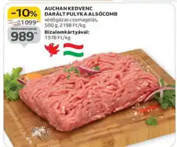 Auchan AUCHAN KEDVENC DARÁLT PULYKA ALSÓCOMB ajánlat