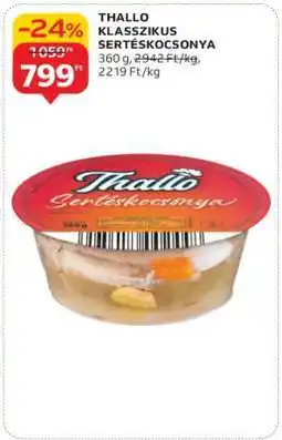 Auchan THALLO KLASSZIKUS SERTÉSKOCSONYA ajánlat