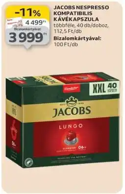 Auchan Jacobs Nespresso Kompatibilis Kávékapszula ajánlat