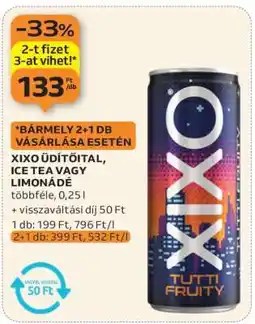 Auchan XIXO Üdítőital, Ice Tea vagy Limonádé ajánlat