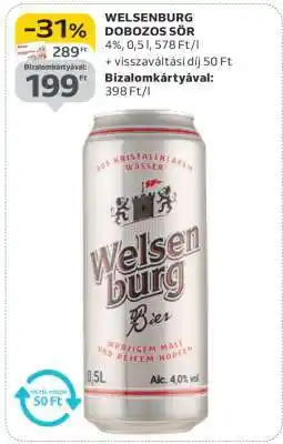 Auchan Welsenburg Dobozos Sör ajánlat