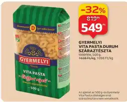 Auchan Gyermelyi Vita Pasta durum száraztészta ajánlat