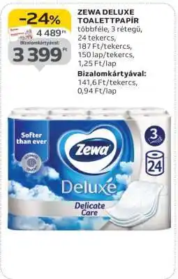 Auchan ZEWA DELUXE TOALETT PAPÍR ajánlat