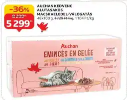 Auchan AUCHAN KEDVENC ALUTASAKOS MACSKAELEDEL-VÁLOGATÁS ajánlat