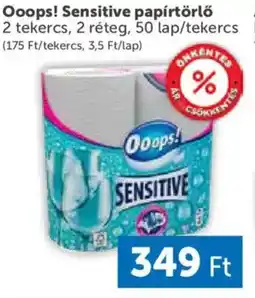 PRIVÁT Ooops! Sensitive papírtörlő ajánlat