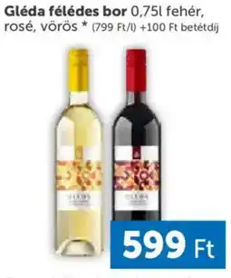 PRIVÁT Gléda félédes bor ajánlat