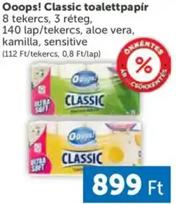 PRIVÁT Ooops! Classic toalettpapír ajánlat