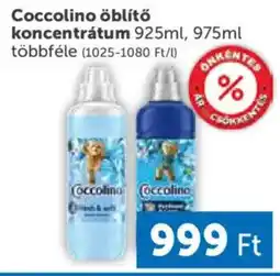 PRIVÁT Coccolino öblítő koncentrátum ajánlat
