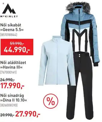 MCKINLEY Női sínadrág Dina II 10.10