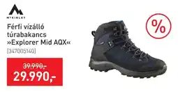 Intersport MCKINLEY Férfi vízálló túrabakancs Explorer Mid AQX ajánlat