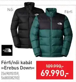 Intersport THE NORTH FACE Férfi / női kabát Erebus Down ajánlat