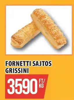 Coop Fornetti sajtos grissini ajánlat