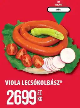 Coop Viola lecsókolbász ajánlat