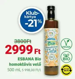 Herbaház ESBANA Bio homoktövis velő ajánlat