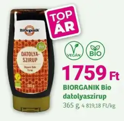 Herbaház BIORGANIK Bio datolyaszirup ajánlat