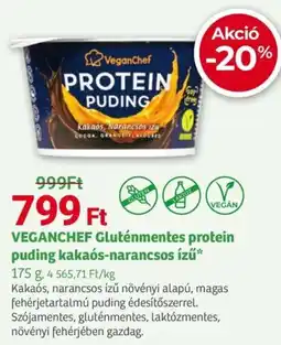 Herbaház VEGANCHEF Gluténmentes protein puding kakaós-narancsos ízű ajánlat