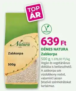 Herbaház DÉNES NATURA Zabkorpa ajánlat