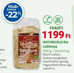 Herbaház NATURGOLD Bio zabkorpa ajánlat