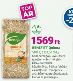 Herbaház BENEFITT Quinoa ajánlat