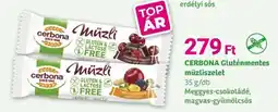 Herbaház CERBONA Gluténmentes müzliszelet ajánlat