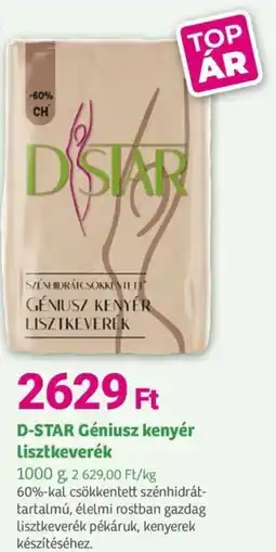 Herbaház D-STAR Géniusz kenyér Lisztkeverék ajánlat