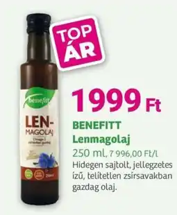 Herbaház BENEFITT Lenmagolaj ajánlat