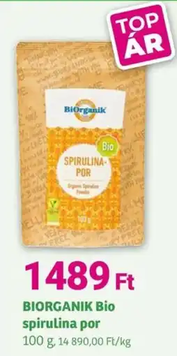 Herbaház BIORGANIK Bio spirulina por ajánlat