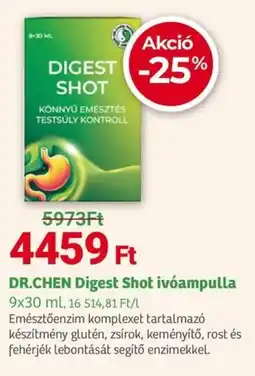 Herbaház DR.CHEN Digest Shot ivóampulla ajánlat