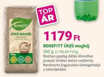 Herbaház BENEFITT Útifű maghej ajánlat