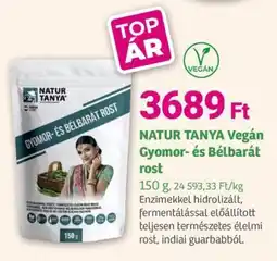 Herbaház NATUR TANYA Vegán Gyomor- és Bélbarát rost ajánlat