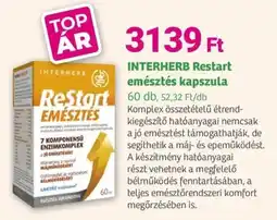 Herbaház INTERHERB Restart emésztés kapszula ajánlat