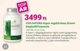 Herbaház VIVA NATURA Kapor vegetáriánus étrend- kiegészítő kapszula ajánlat