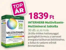 Herbaház INTERHERB Multivitamin-Multimineral tabletta ajánlat
