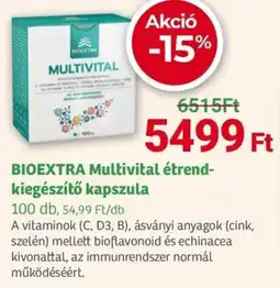 Herbaház BIOEXTRA Multivital étrend-kiegészítő kapszula ajánlat