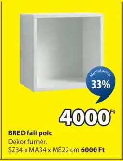 JYSK BRED fali polc ajánlat