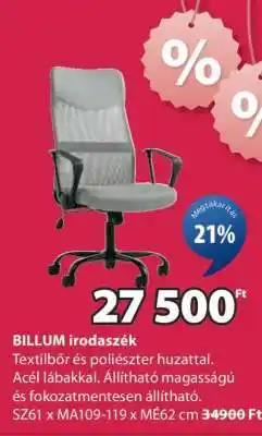 JYSK BILLUM irodaszék ajánlat