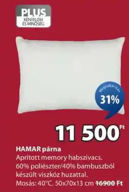 JYSK HAMAR párna ajánlat