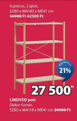 JYSK LINDVED polc ajánlat
