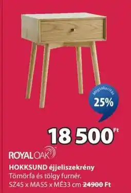 JYSK HOKKSUND éjjeliszekrény ajánlat