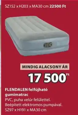 JYSK FLENDALEN felfújható gumimatrac ajánlat