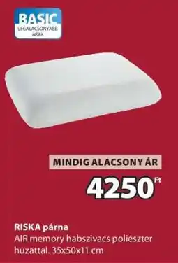 JYSK RISKA párna ajánlat