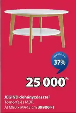 JYSK JEGIND DOHÁNYZÓASZTAL ajánlat