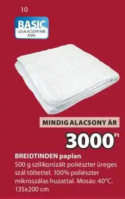 JYSK BREIDTINDEN paplan ajánlat