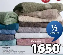 JYSK KARLSTAD törölköző ajánlat