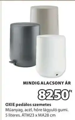 JYSK OXIE pedálos szemetes ajánlat