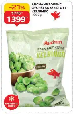 Auchan Auchan Kedvenc Gyorsfagyasztott Kelbimbó ajánlat