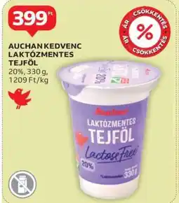 Auchan Auchan Kedvenc Laktózmentes Tejföl ajánlat