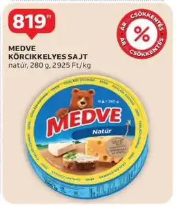 Auchan MEDVE KÖRCIKKELYES SAJT ajánlat