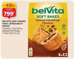 Auchan BELVITA SOFT BAKES VAGY JÓ REGGELT! KEKSZ ajánlat