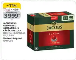 Auchan JACOBS XXL NESPRESSO KOMPATIBILIS KÁVÉKAPSZULA ajánlat